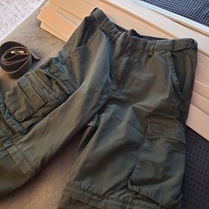 BSA canvas convertible cargos - like new!
